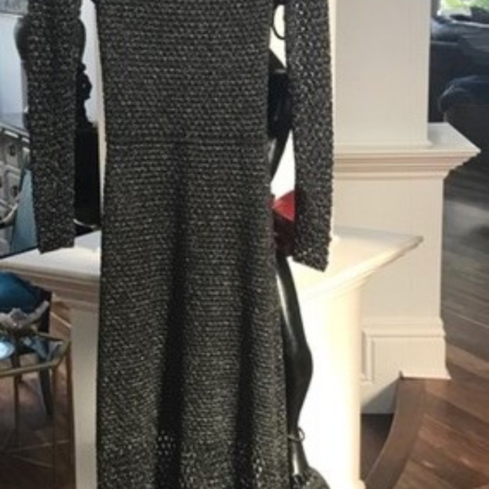 CHLOE Runway 1990th Vintage New w/tag Long Black D